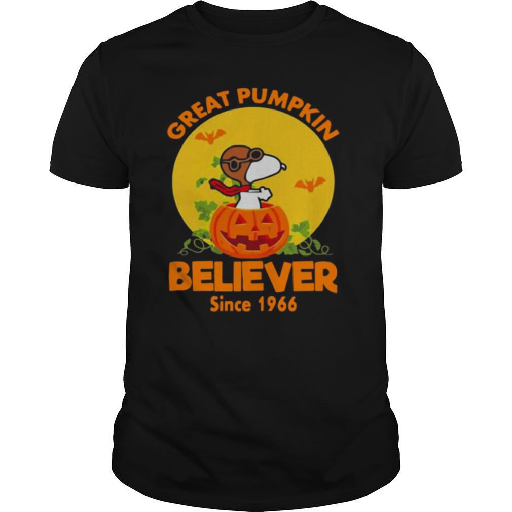 Snoopy Great Pumpkin Believer Since 1966 Halloween shirt