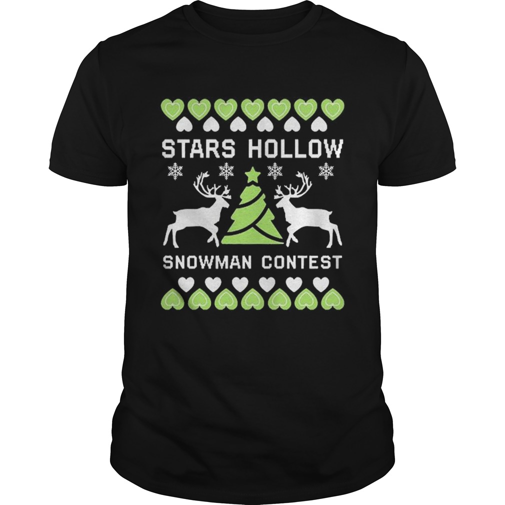 Stars Hollow Snowman Contest Christmas shirt