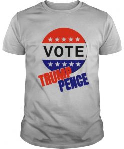 Vote Trump Pence American Flag shirt