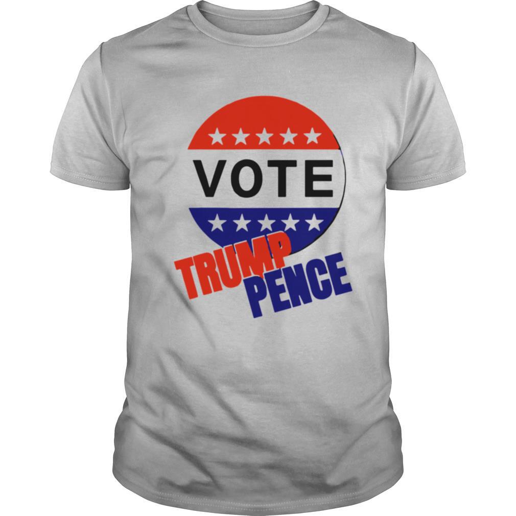 Vote Trump Pence American Flag shirt
