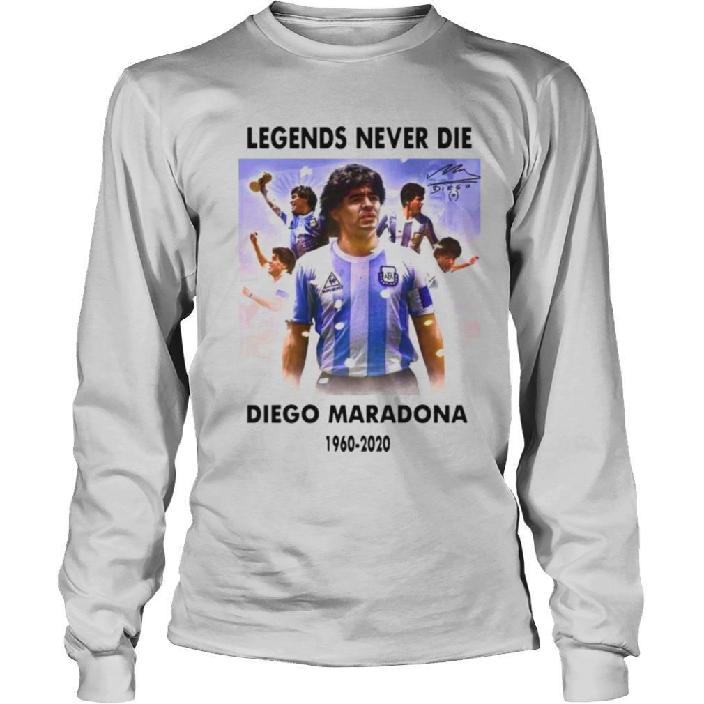 See You Again 1960-2020 RIP Diego Maradona Legend Football shirt