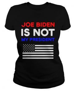 Flag 3' x 5' White "Joe Biden is not my President"