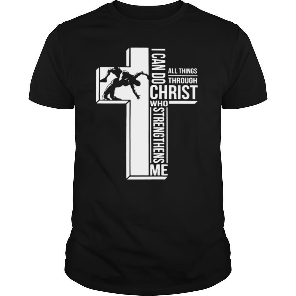 Cross I Can Do Christ Who Strengthens Me Shirt