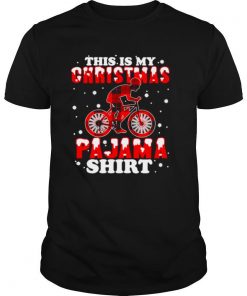 Mountain Biking This Is My Christmas Pajama shirt
