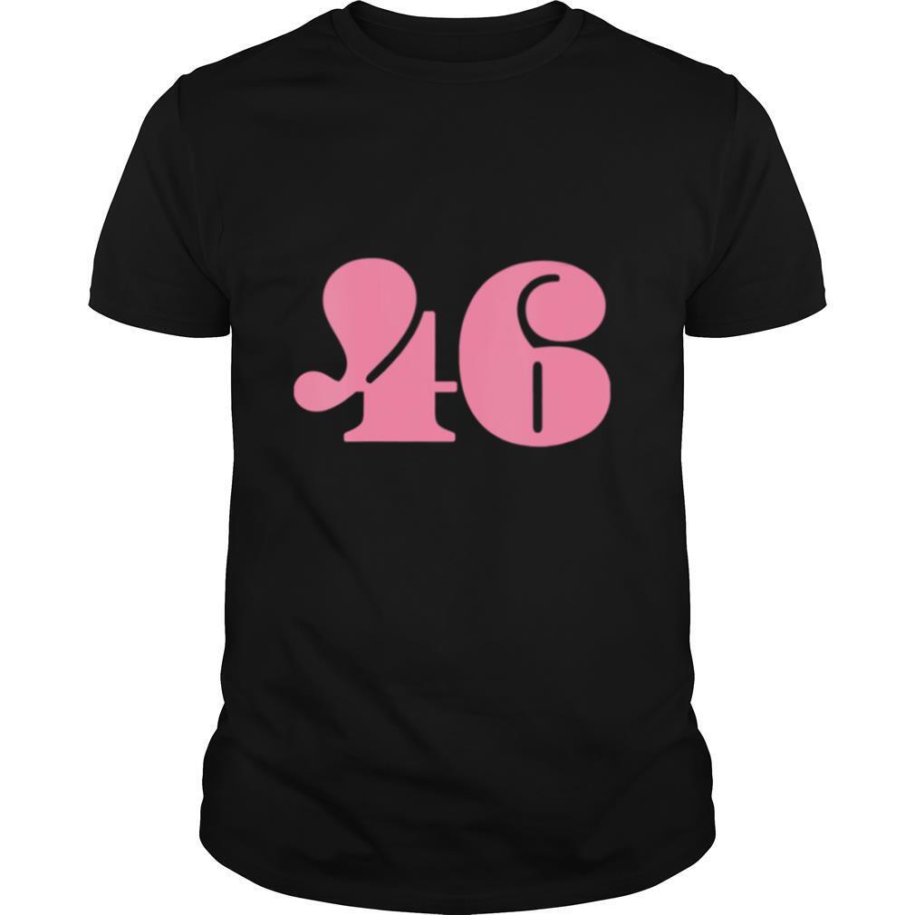 President 46 Number Pink Trump Biden Election shirt