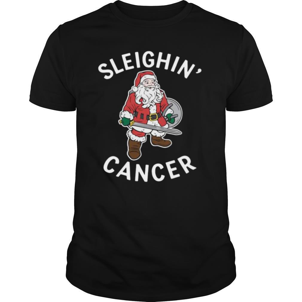 Santa Claus Sleighin’ Cancer shirt