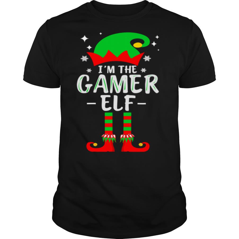 The Gamer Elf Matching Family Group Christmas shirt