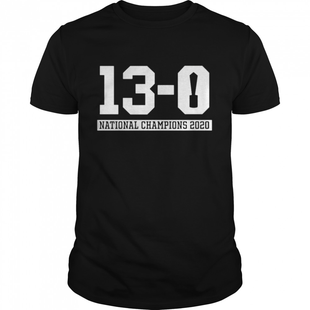13 0 Alabama National Champions 2021 shirt