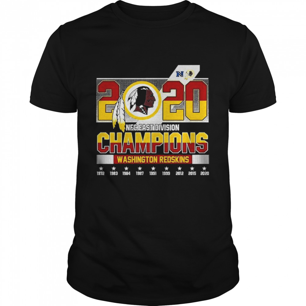 2020 NFC East Division Champions Washington Redskins shirt