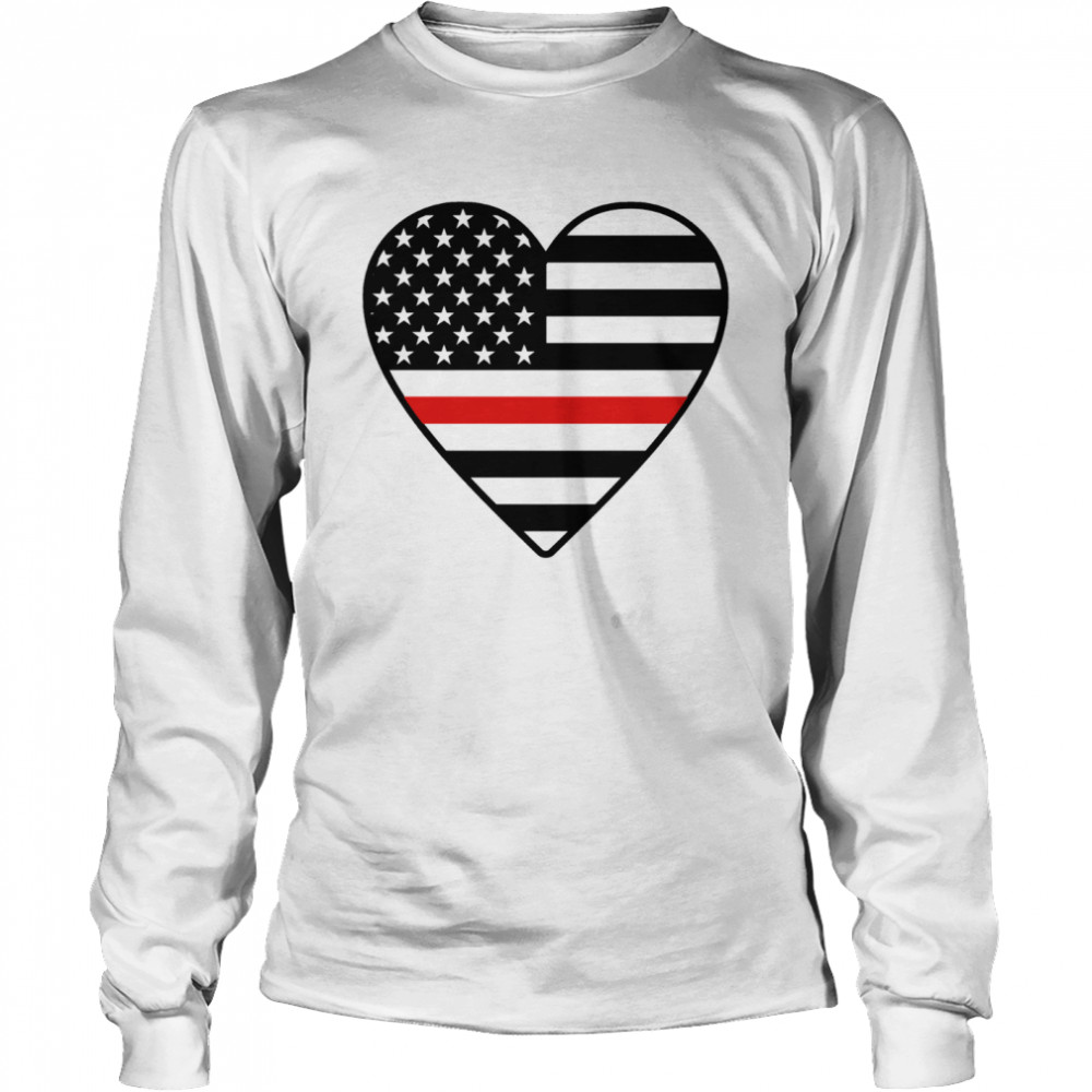 Heart American flag shirt - Kingteeshop