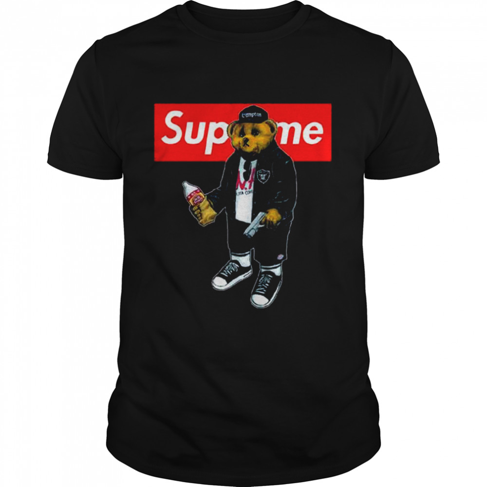 Supreme Bear With Gun shirt - Kingteeshop