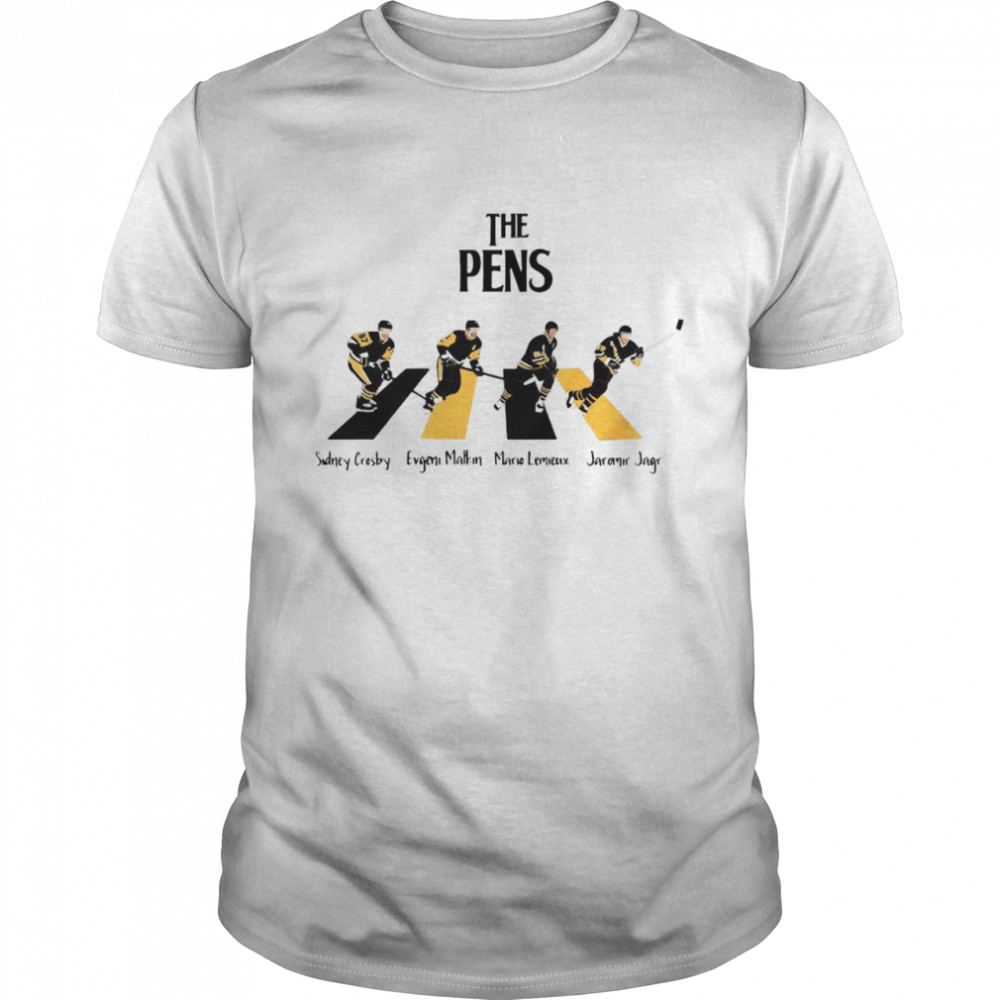 The Pittsburgh Penguins Sidney Crosby Evgeni Malkin Abbey Road shirt -  Kingteeshop
