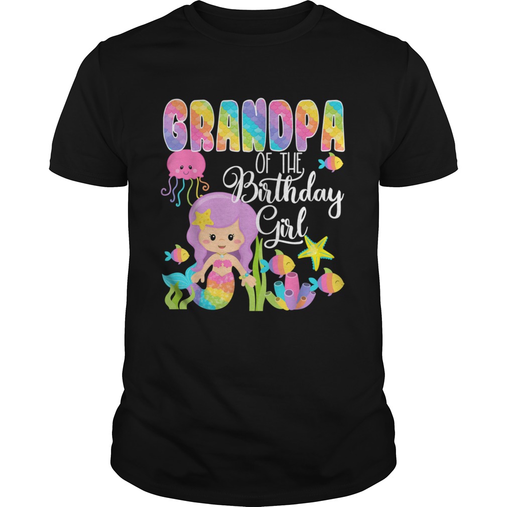 Grandpa Of The Birthday Girl Family shirt