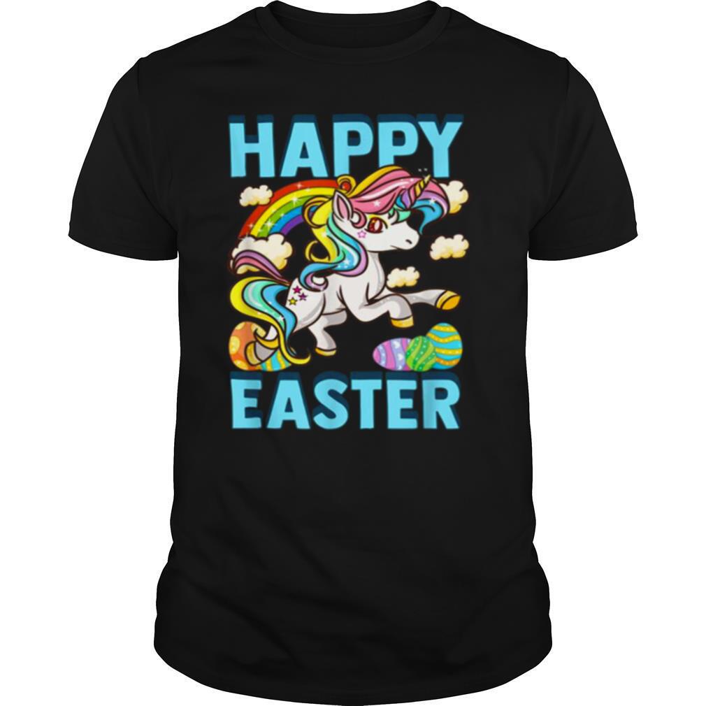 Happy Easter Unicorn Egg Hunt Bunny Tee Shirt