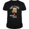 Just A Girl Who Loves Anime and Dogs Puppies Kawaii Girl  Unisex