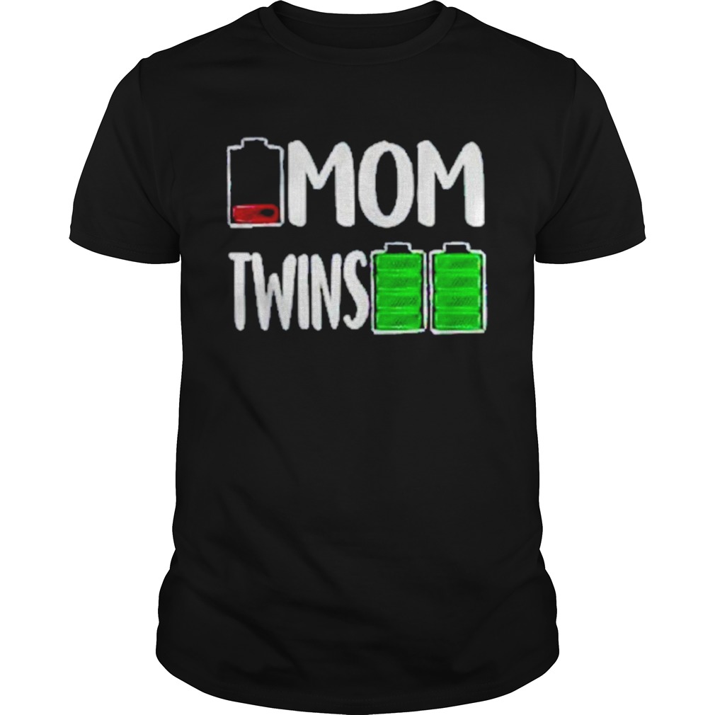 Low Battery Mom Twins Shirt