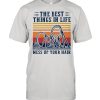 Roller Coasters the best things in life mess up your hair  Classic Men's T-shirt