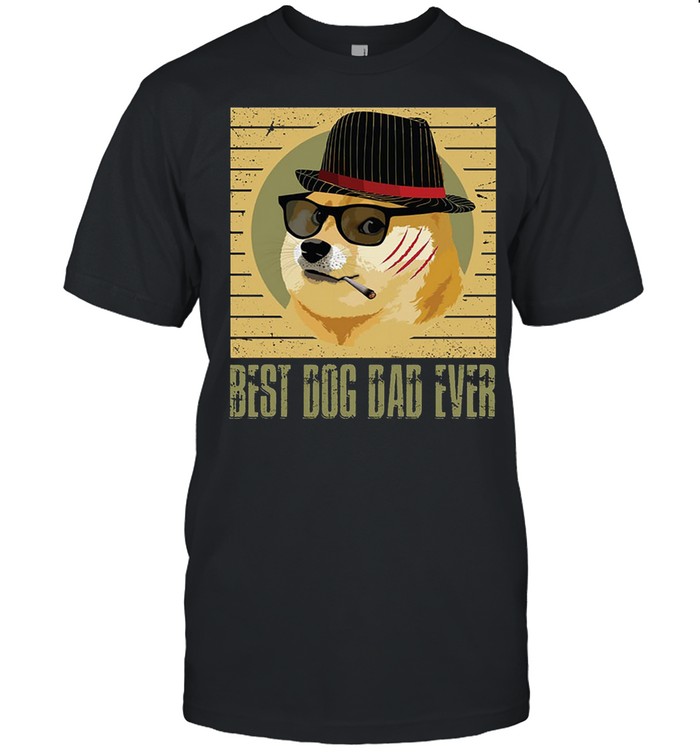 Bitcoin best dog dad ever shirt