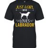 Just A Girl Who Loves Labrador Dog  Classic Men's T-shirt