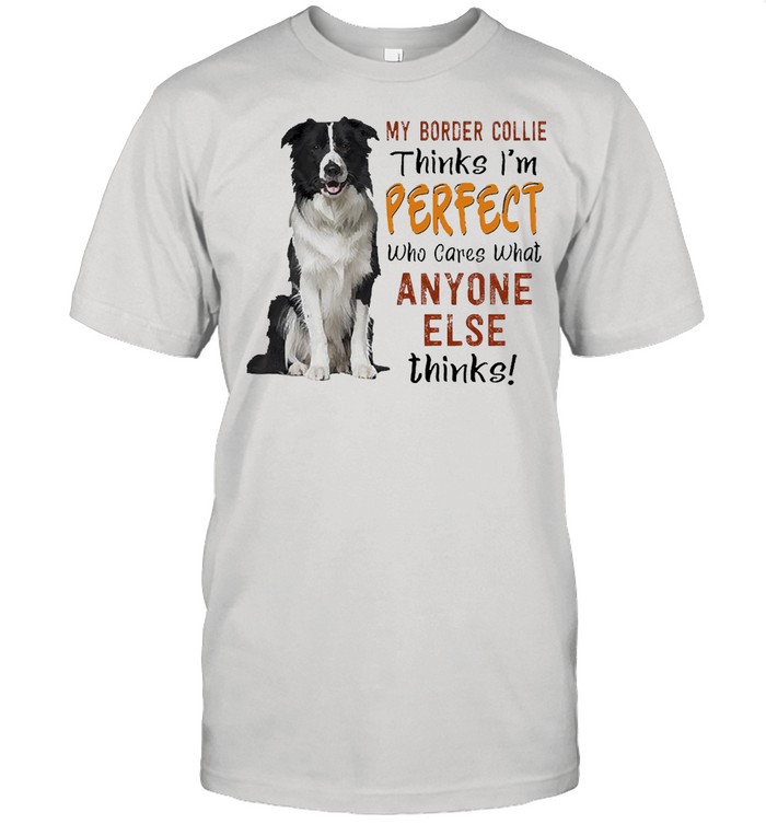 My Border Collie Thinks I'm Perfect Who Cares What Anyone Else