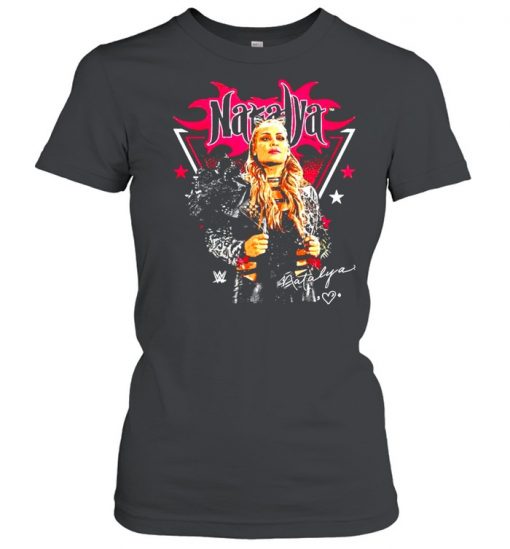 Women Superstars WWE Natalya Pose signature  Classic Women's T-shirt
