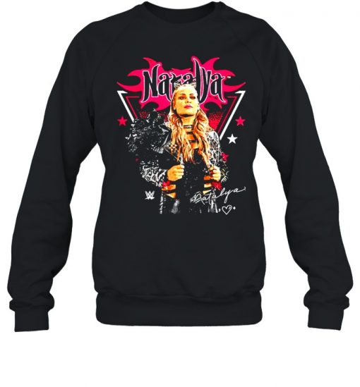 Women Superstars WWE Natalya Pose signature  Unisex Sweatshirt