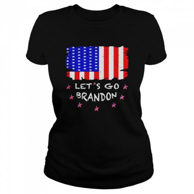 American Flag Let’s Go Brandon Fjb Anti Biden Rate Shirt