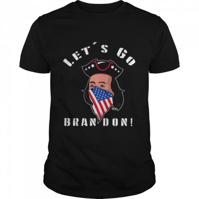 Let’s Go Brandon Patriot With Mask Us Flag Anti Biden Shirt