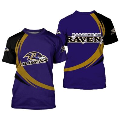 Baltimore Ravens T-shirt curve Style