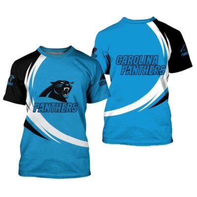 Carolina Panthers T-shirt curve Style