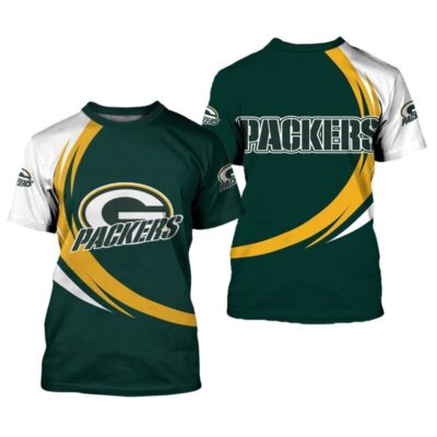 Green Bay Packers T-shirt curve Style