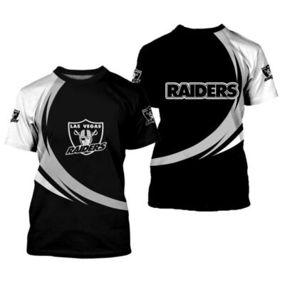 Las Vegas Raiders T-shirt curve Style