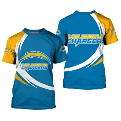 Los Angeles Chargers T-shirt curve Style