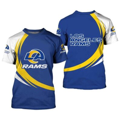 Los Angeles Rams T-shirt curve Style