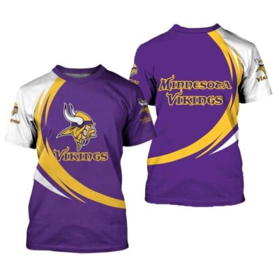 Minnesota Vikings T-shirt curve Style