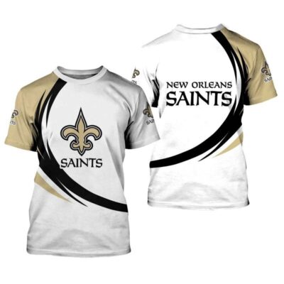 New Orleans Saints T-shirt curve Style