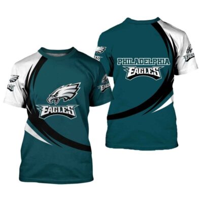 Philadelphia Eagles T-shirt curve Style
