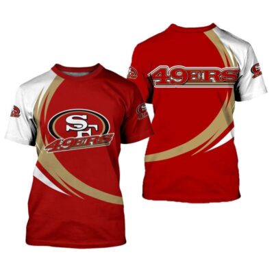 San Francisco 49ers T-shirt curve Style