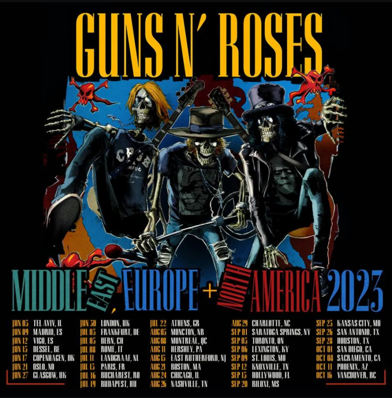 Guns N' Roses - Tour 2023